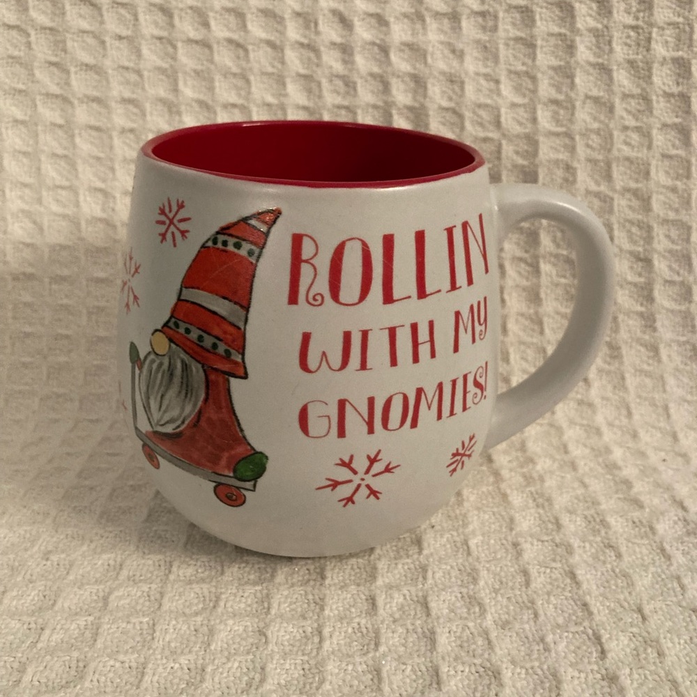 Peppermint Pine Oversized Rollin With My Gnomies Mug